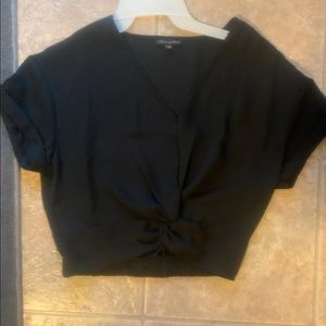 black crop top